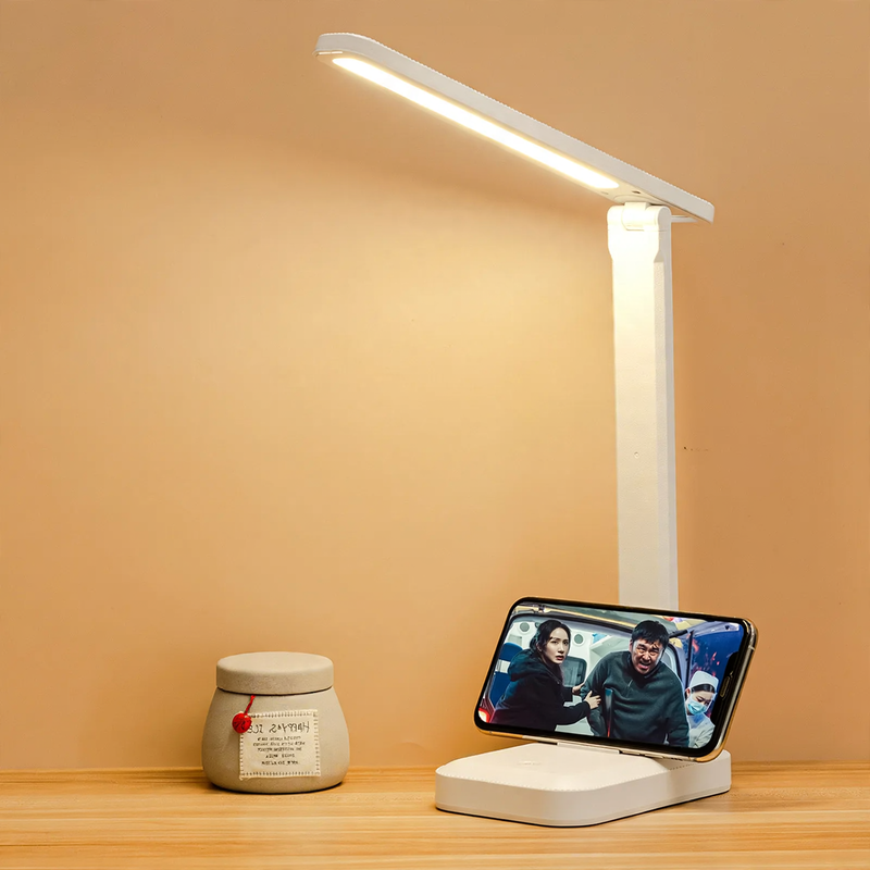 LED desk lamp with color temperature selection