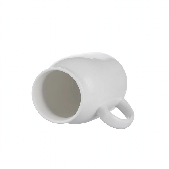 Ceramic drinking mug, porcelain