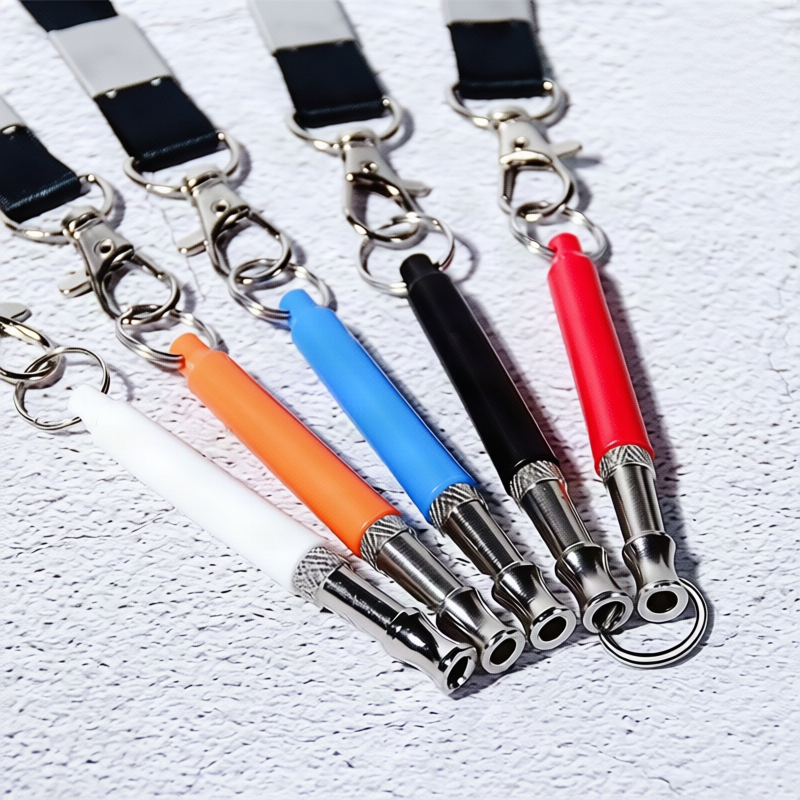 Plastic dog whistle, multiple colors
