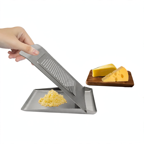 Cheese grater set with tray, 4 pieces