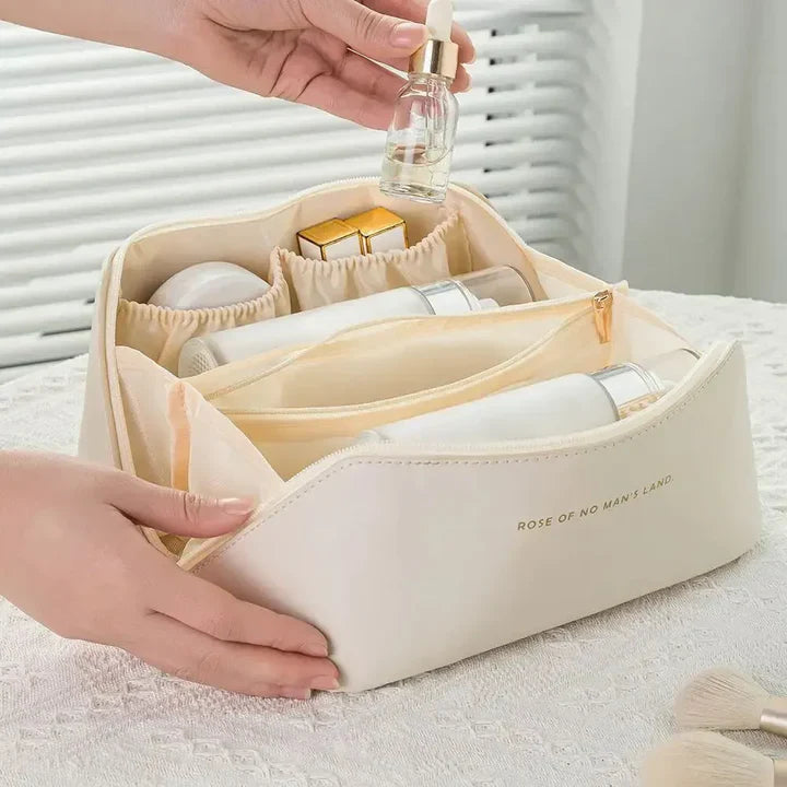 BowLift | Travel-friendly Makeup Organizer with Zipper – Elegant Cosmetic Bag