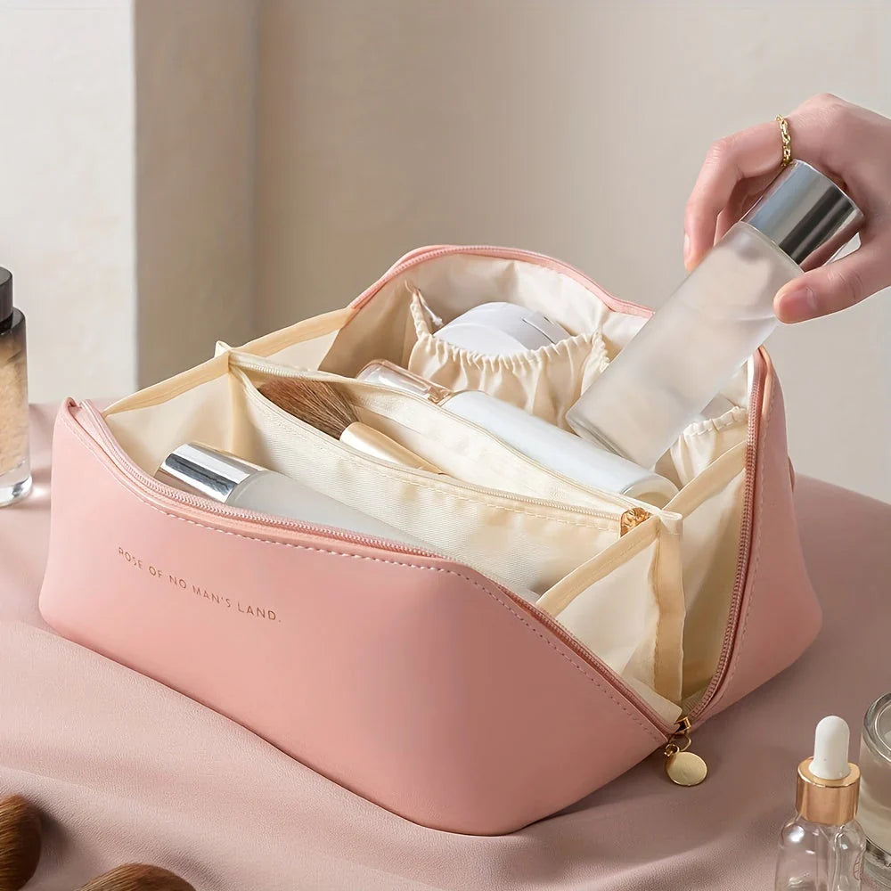 BowLift | Travel-friendly Makeup Organizer with Zipper – Elegant Cosmetic Bag