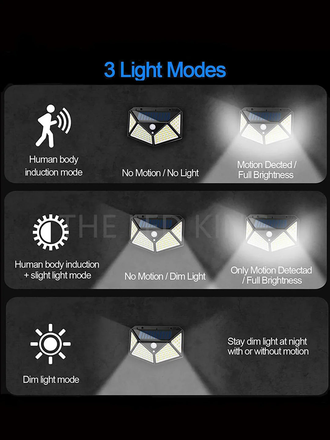 BowLift | Versatile solar light - Weatherproof LED outdoor lamp with motion sensor