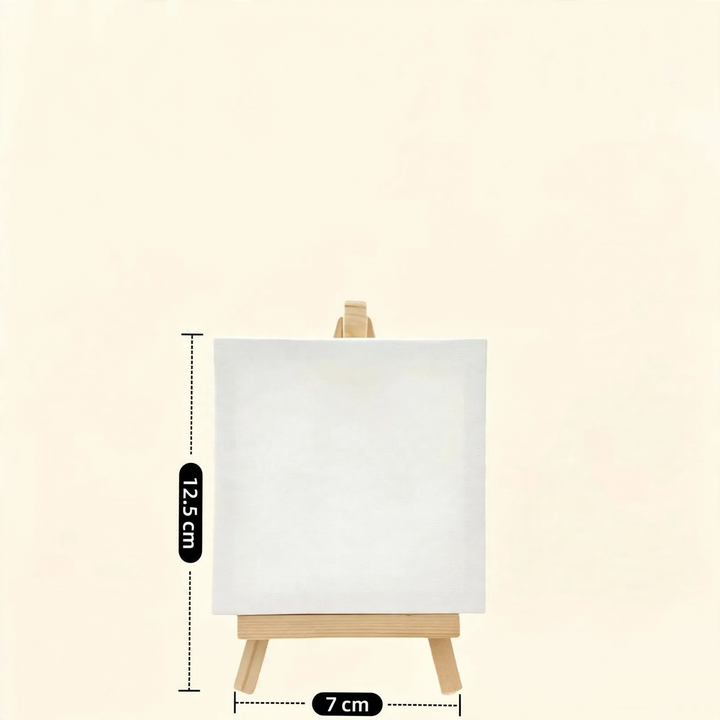 Small wooden easel made of pine