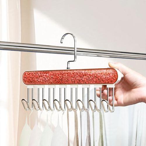 Stainless steel hanger with aroma diffuser