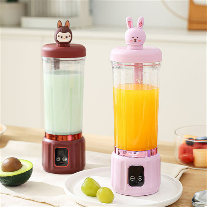 Portable smoothie blender with 12 blades, rechargeable