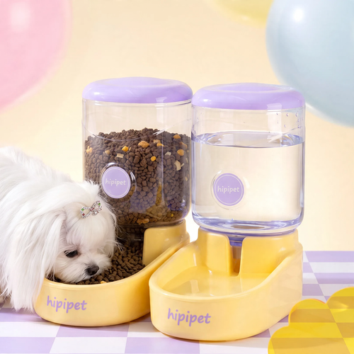 Automatic water and feeding bowl for pets