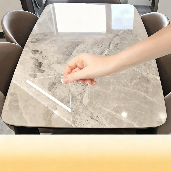 Furniture protection film made of PET, self-adhesive