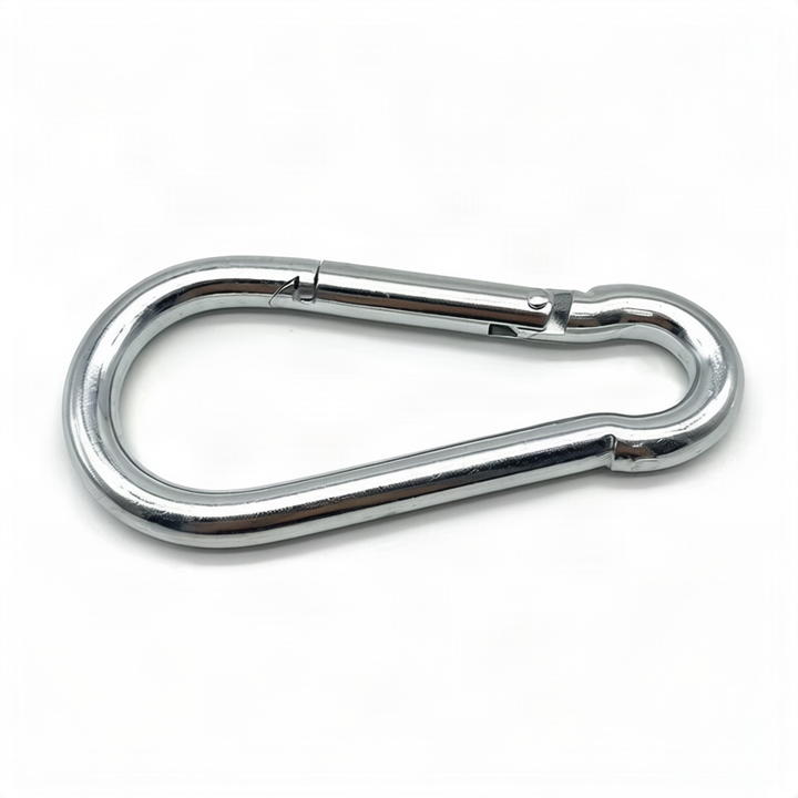 Safety carabiner made of carbon steel