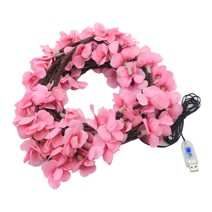 LED decorative light with cherry blossom design