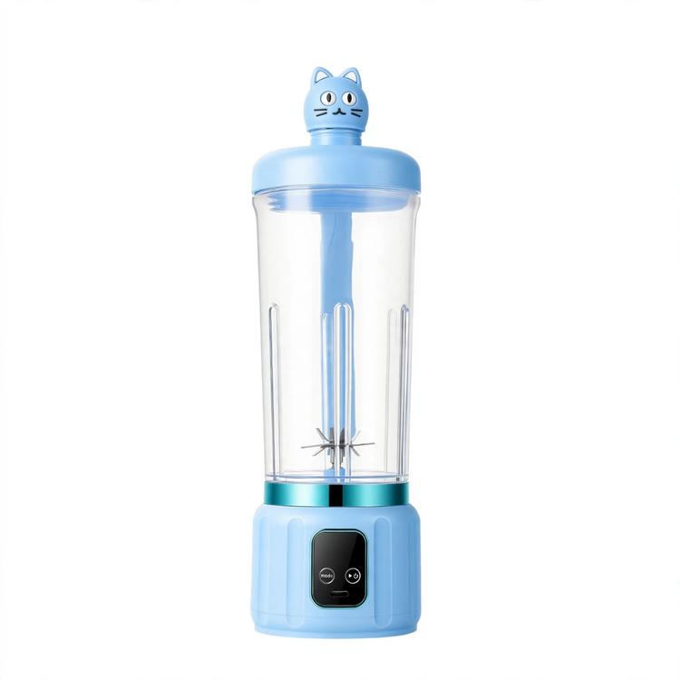Portable juicer with 12 grinding teeth, rechargeable