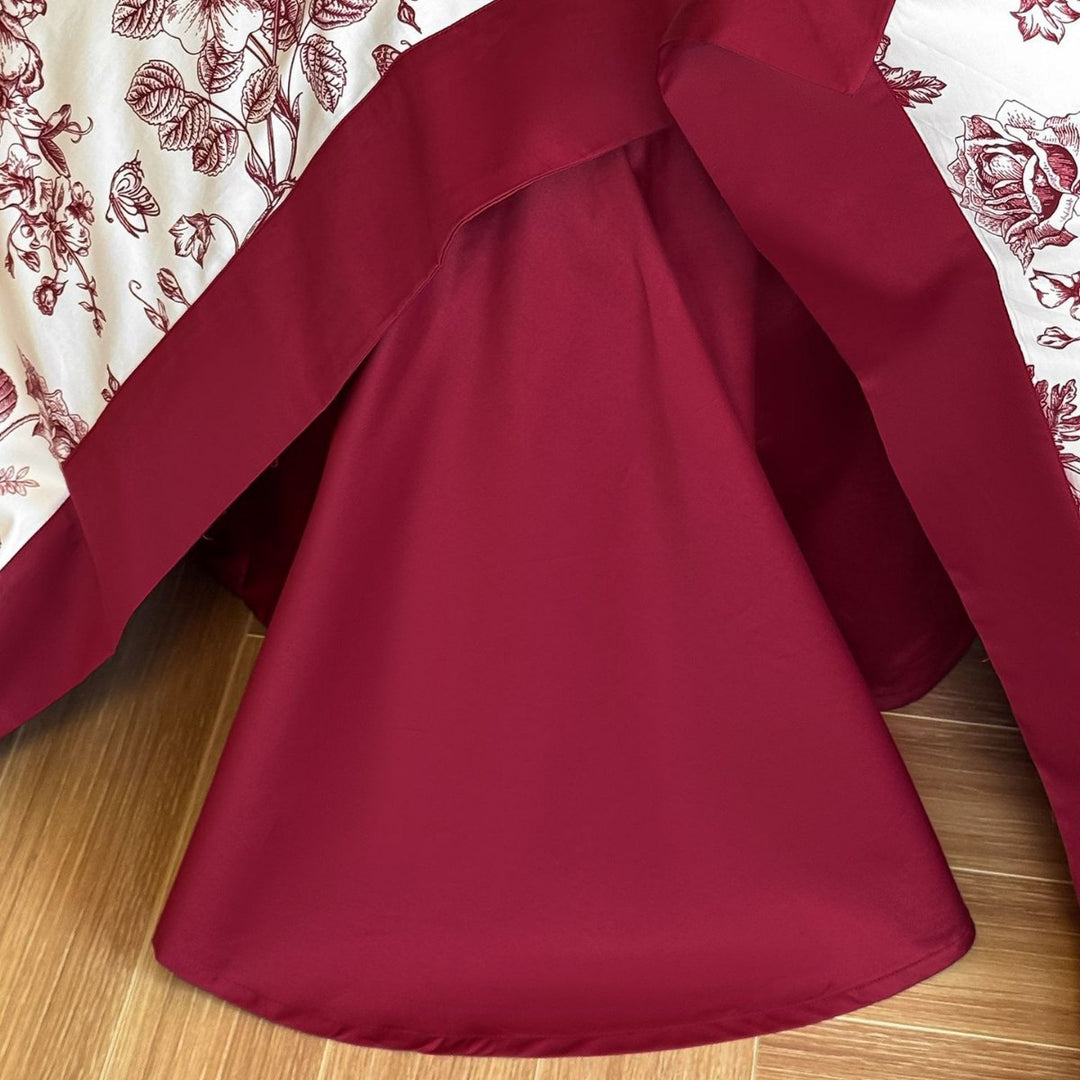 Wedding Bedding Set, Long Staple Cotton, Embroidered