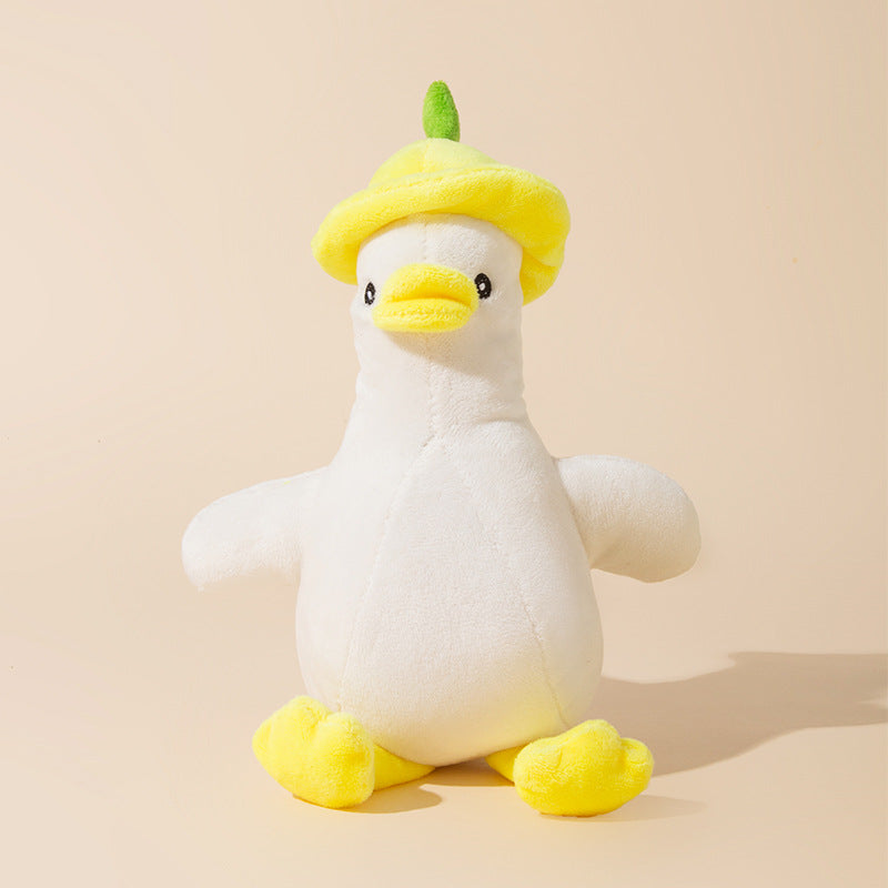Plush toy with squeaker for dogs and cats