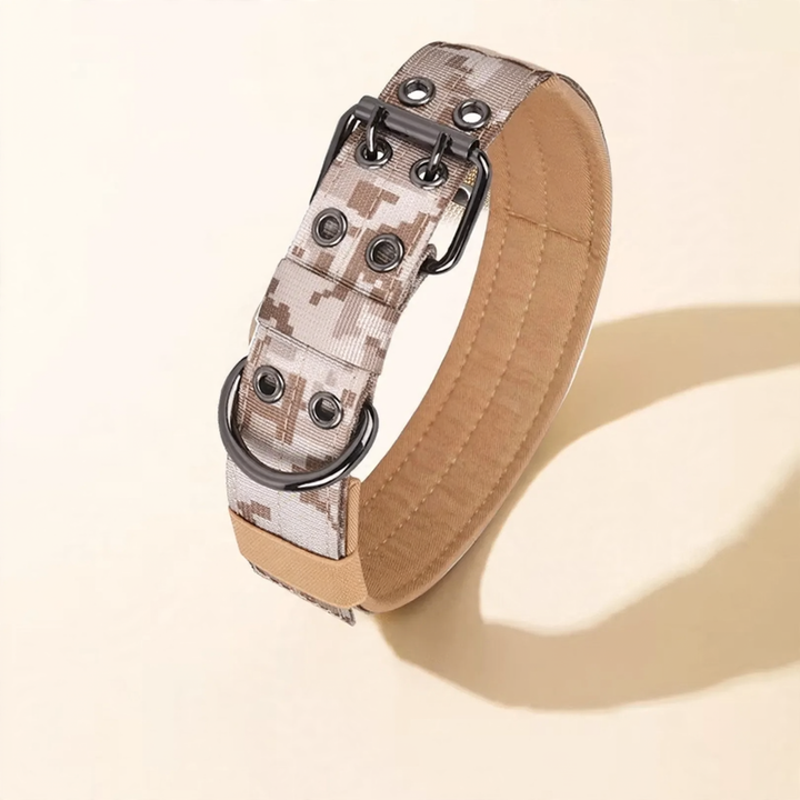 Collar for medium and large dogs with leash attachment