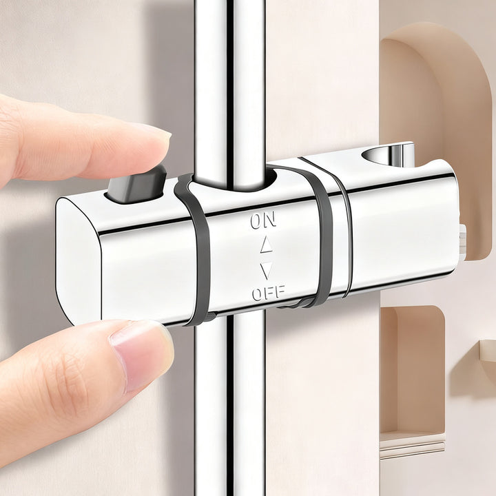 Shower head holder made of ABS, adjustable, various colors