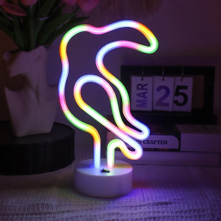 LED Neon Light LOVE, Plastic, Switch Control