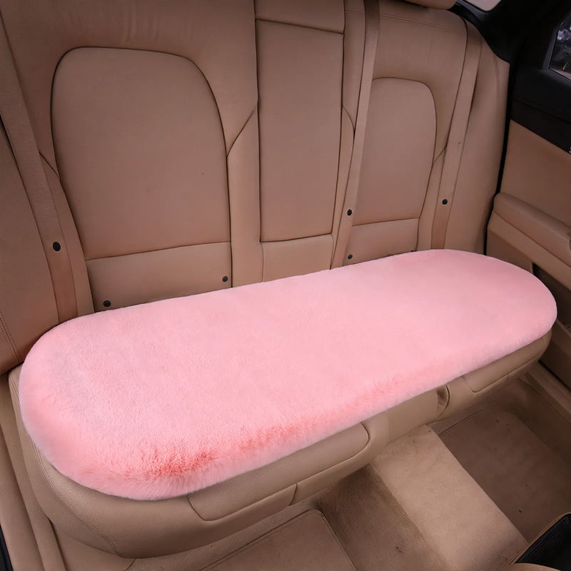 Plush car seat cushion, winter version