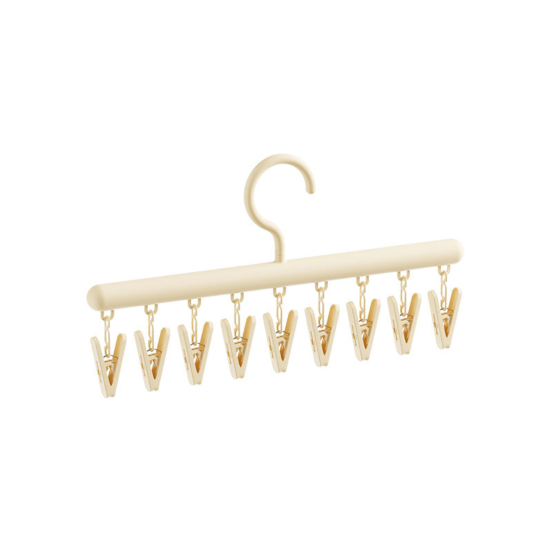 Plastic drying rack, one-piece, shoulder-friendly