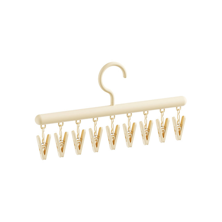 Plastic drying rack, one-piece, shoulder-friendly