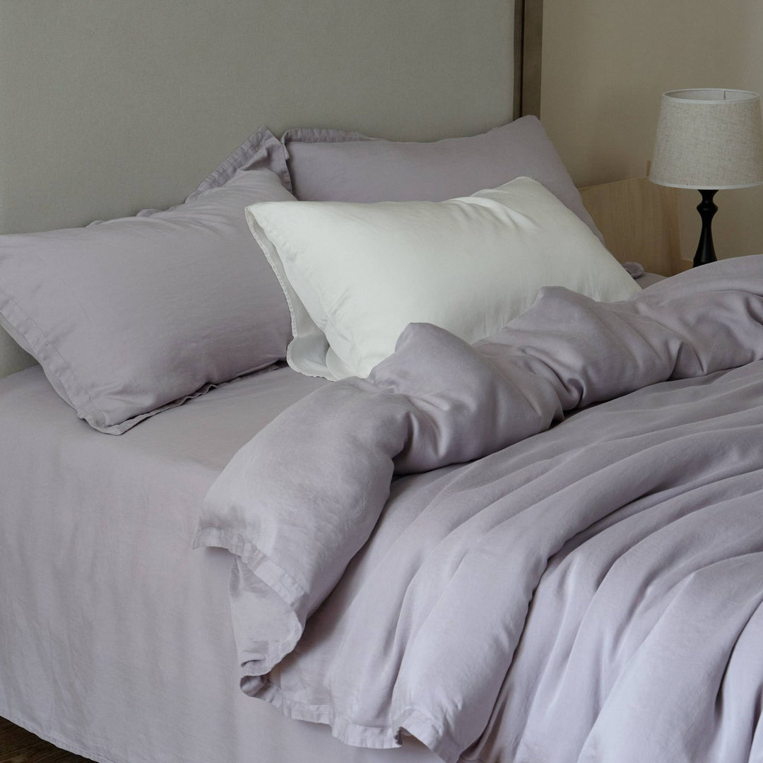 Lyocell Bed Linen Set, 4-piece, Vintage Look