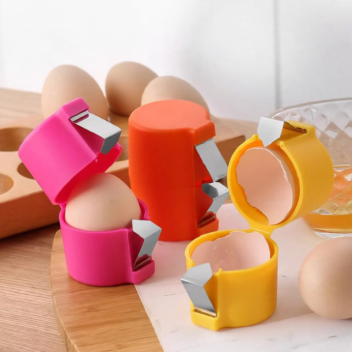 Egg peeler for peeling and separating