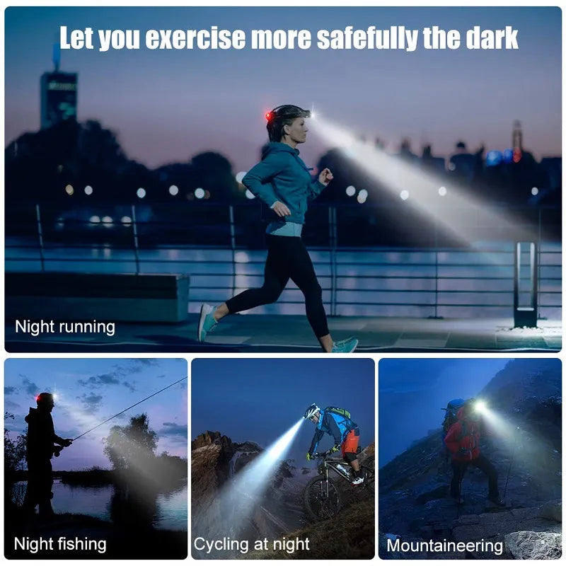 BowLift | Head Torch | Rechargeable Waterproof Zoomable LED Headlamp