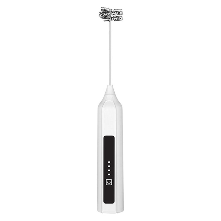 Electric milk frother, rechargeable