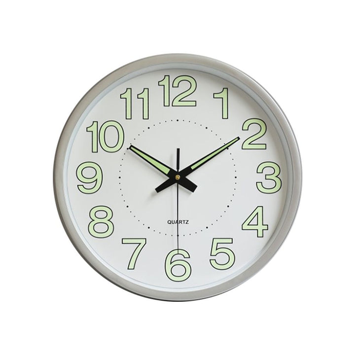 Quartz wall clock, plastic, hands, 20–40 cm