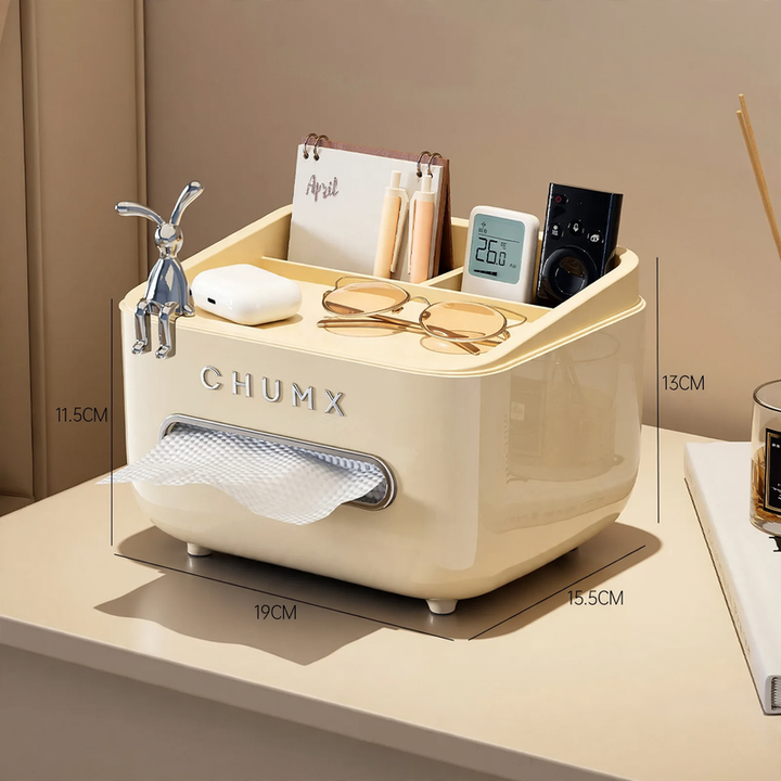 Plastic Tissue Box CD2390 with Storage