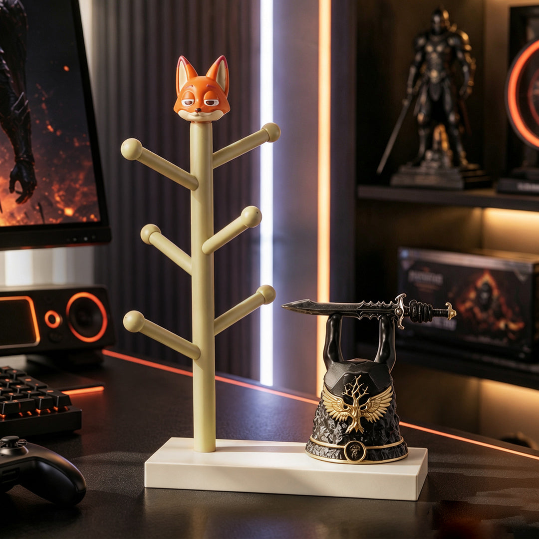 Game controller stand and desk organizer
