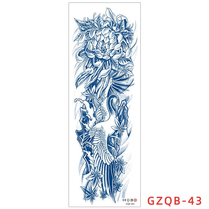 Temporary tattoo stickers, various designs
