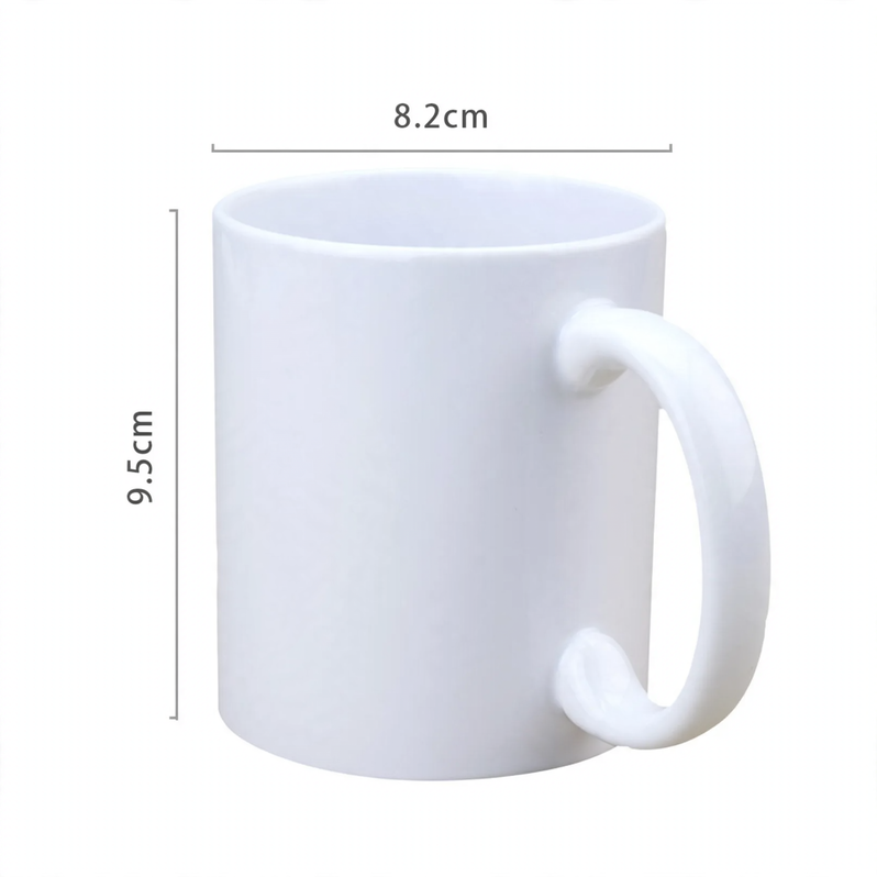 Ceramic mug with photo print