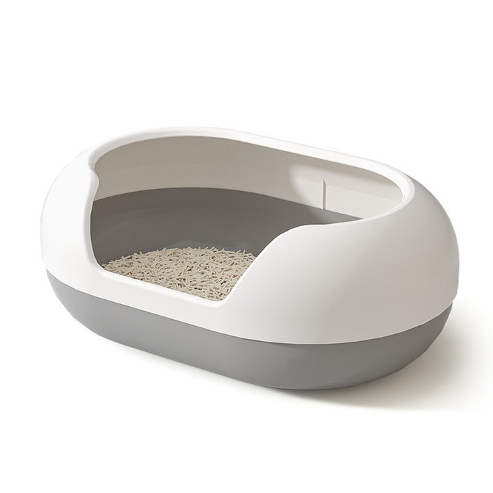 Half-open cat litter box, 35 cm wide