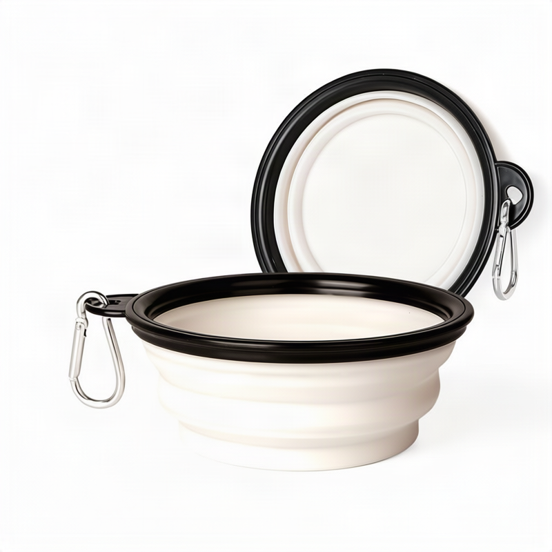 Foldable Dog Bowl Made of Silicone