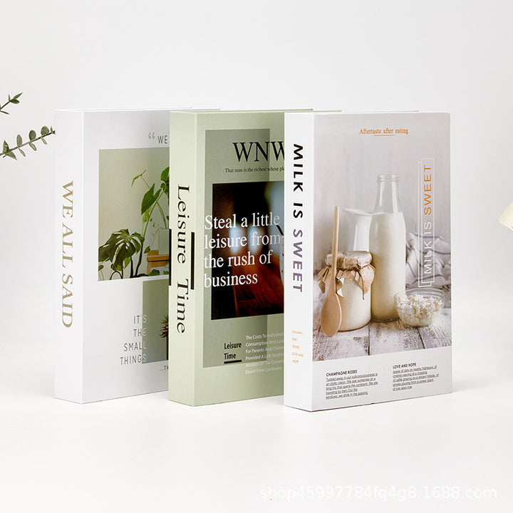 Decorative art book, foldable and magnetic
