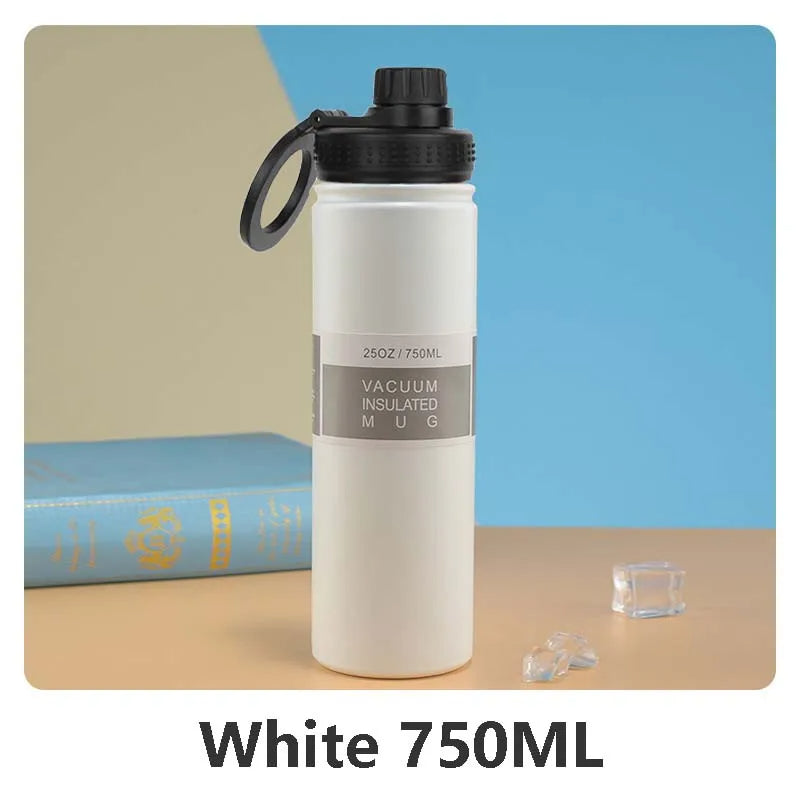 BowLift | Insulated Stainless Steel Water Bottle with Phone Holder – 750ml