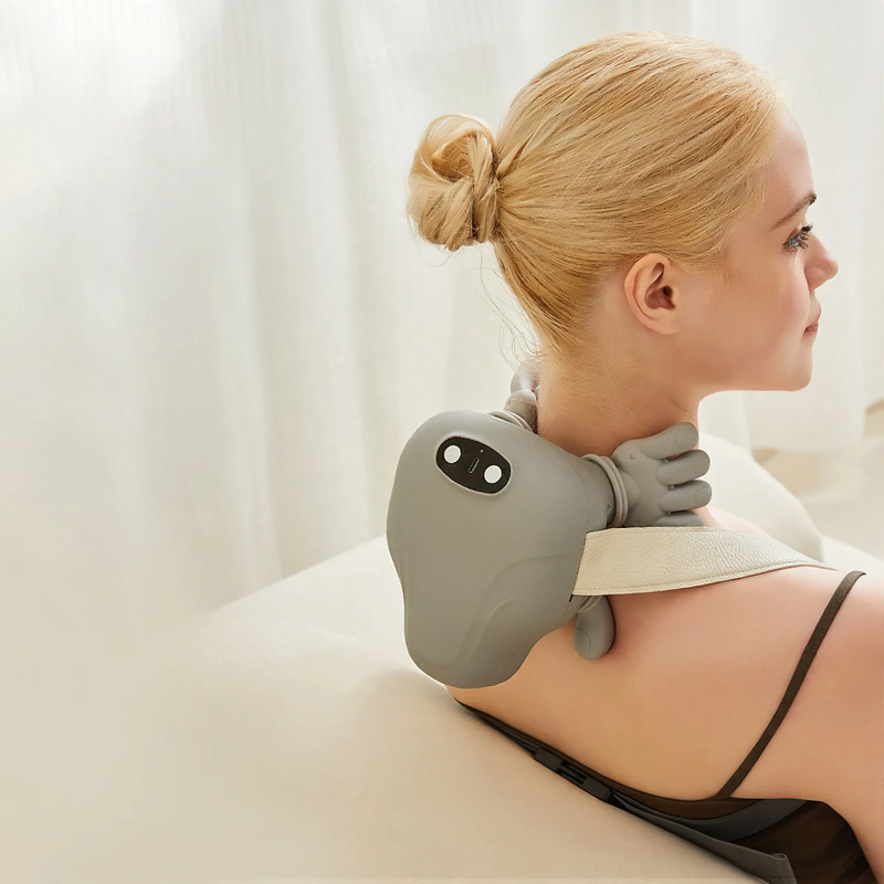 Neck massager with heat function, model YZ-1886