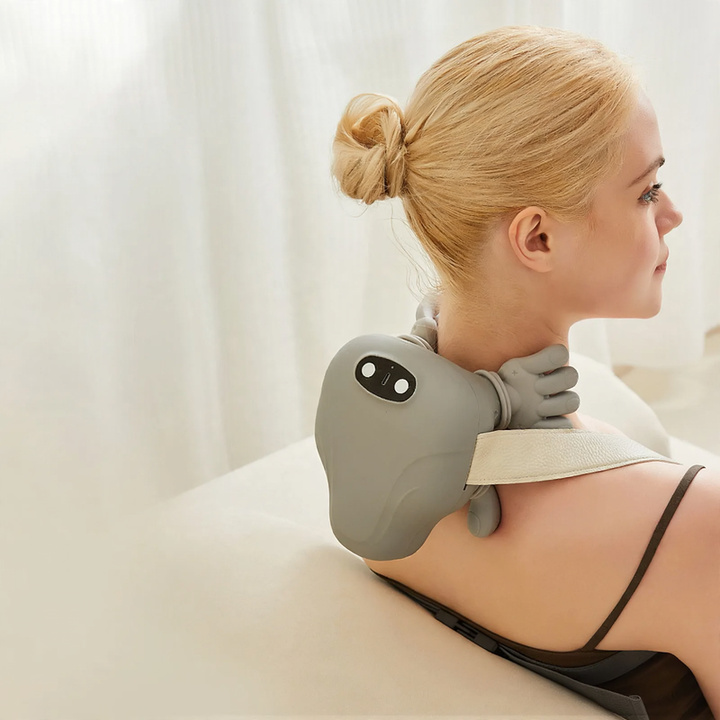 Neck massager with heat function, model YZ-1886