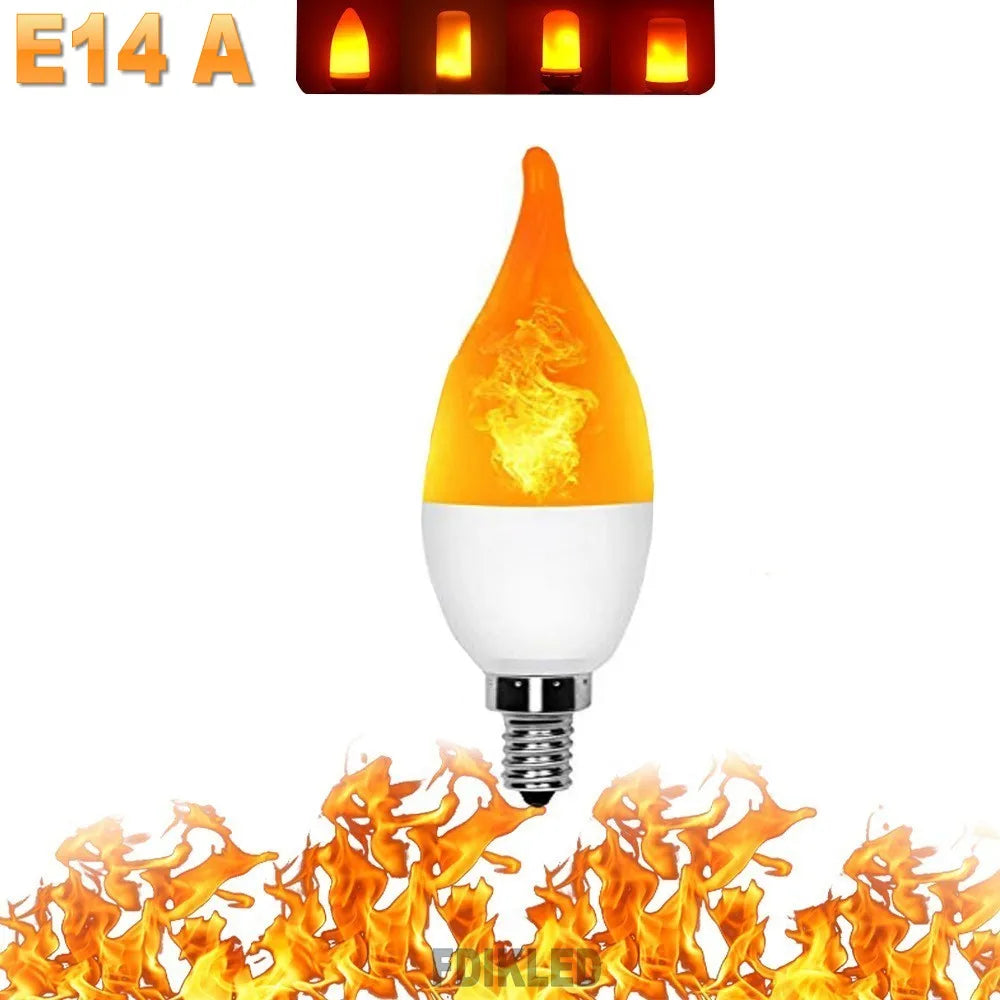 BowLift | LED FLAME LIGHT PARTY LAMP - 4 MODES SIMULATION FIRE