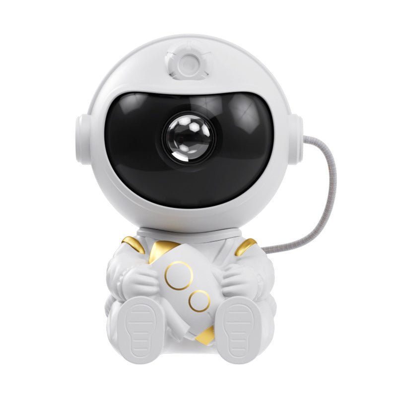 Astronaut projection light with starry sky