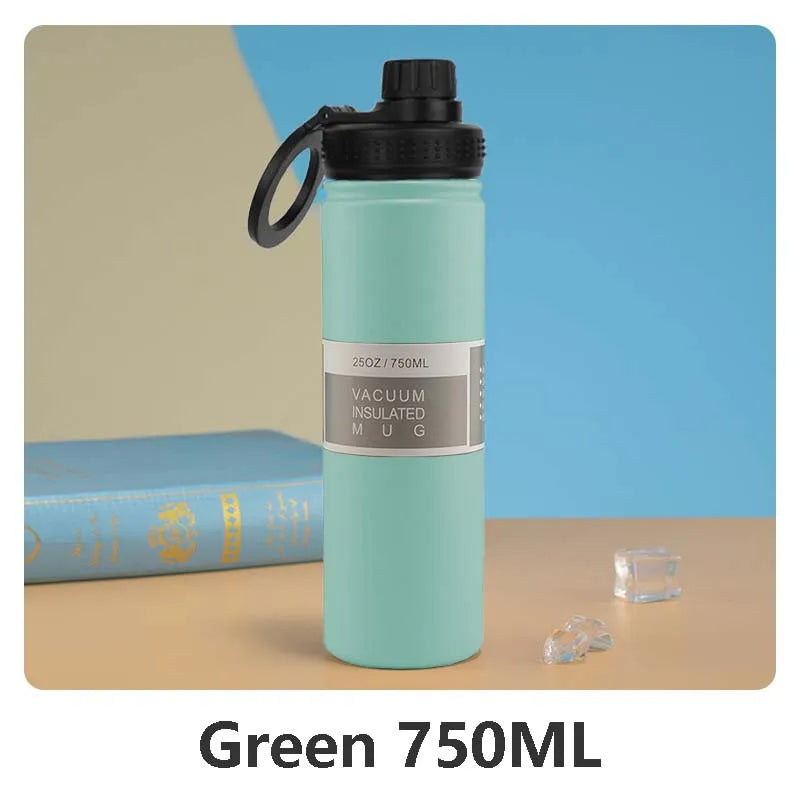 BowLift | Insulated Stainless Steel Water Bottle with Phone Holder – 750ml