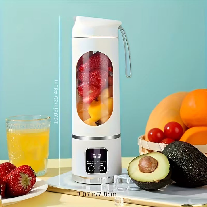 Portable juicer with grinding teeth, 401–600 ml