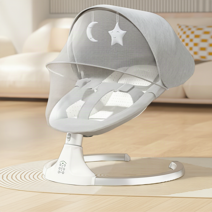 Baby bouncer with music and toys, from birth