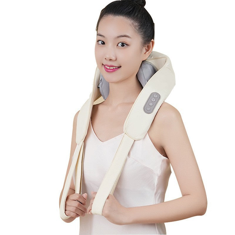 Neck massager with heating function, model 001