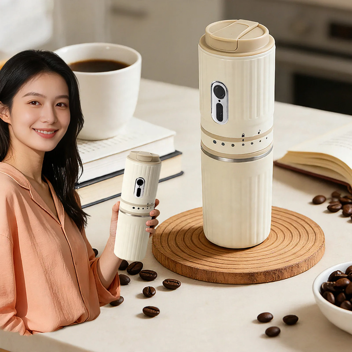Portable Espresso Grinder, stainless steel, model XC00299