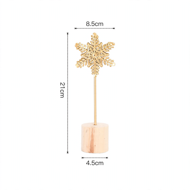 Iceflower decorative figure made of iron, modern