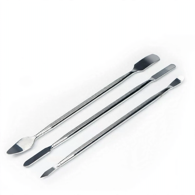 Nail mixing palette made of stainless steel, different shapes