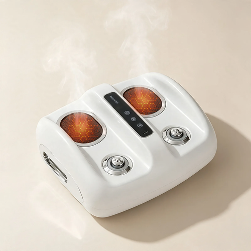 Foot massager with heat function, wireless, model JBD-08