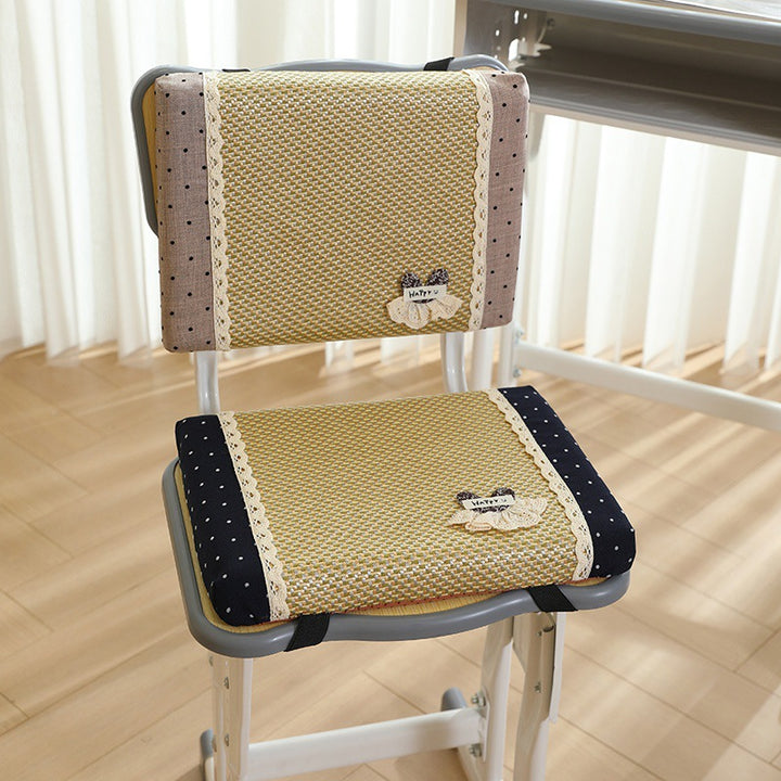 Seat cushion and backrest made of polyester
