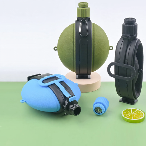 Collapsible Silicone Water Bottle, 580 ml, Outdoor